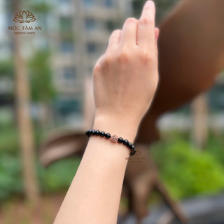 Vòng đá Rose Gold Accent Mộc Tâm An sang trọng, quý phái