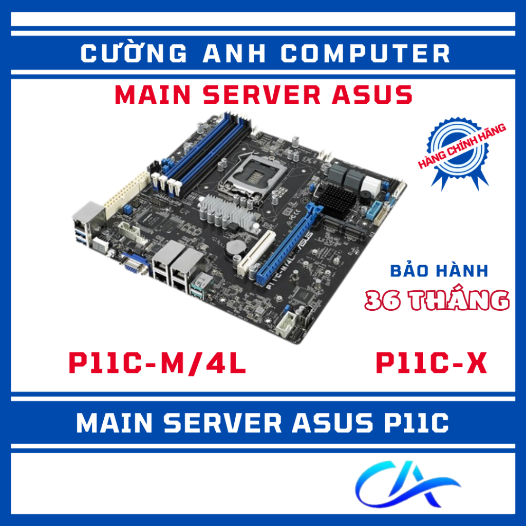 Mainboard Server ASUS P11C-M/4L / ASUS P11C-X ( Chipset C242 / Socket ...