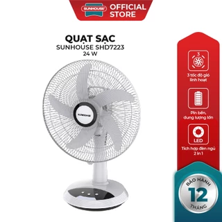 Quạt sạc SUNHOUSE SHD7223