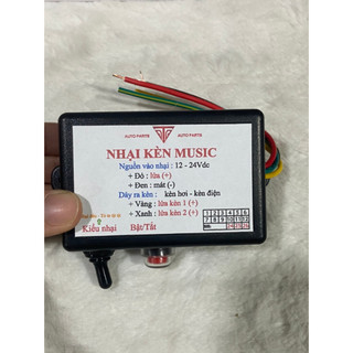 Nhại kèn music, nhại kèn hơi xe ô tô 12v/24v