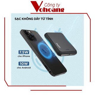 [USA] Sạc dự phòng Energizer QM5000 nhỏ gọn 5000mAh sạc nam châm không dây từ tính