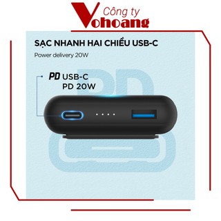 [USA] Sạc dự phòng Energizer QM10002PQ dung lượng 10000mAh sạc nam châm không dây từ tính kèm chân đế