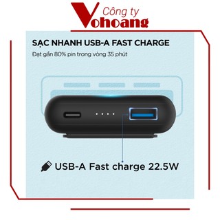 [USA] Sạc dự phòng Energizer QM10002PQ dung lượng 10000mAh sạc nam châm không dây từ tính kèm chân đế