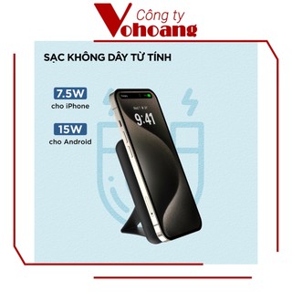 [USA] Sạc dự phòng Energizer QM10002PQ dung lượng 10000mAh sạc nam châm không dây từ tính kèm chân đế