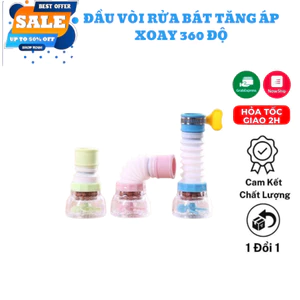 Thiết bị đầu vòi lọc nước rửa bát cho gia đình xoay 360 độ