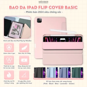 Bao da i Pad Flip Cover Basic 2026 Chống Sốc , Full màu cho Pro 11 M1-Air 4 5 6 7 - Gen 9 10 - Pro 12.9 - M4/5 by MèoBer