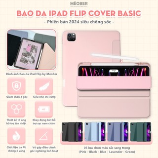 Bao da i Pad Flip Cover Basic 2026 Chống Sốc , Full màu cho Pro 11 M1-Air 4 5 6 7 - Gen 9 10 - Pro 12.9 - M4/5 by MèoBer