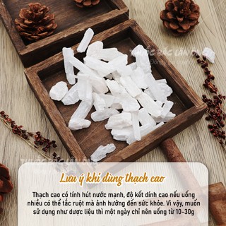 Sinh thạch cao 100g, thạch cao thanh nhiệt, hỗ trợ giảm cảm cúm, tốt cho sức khỏe