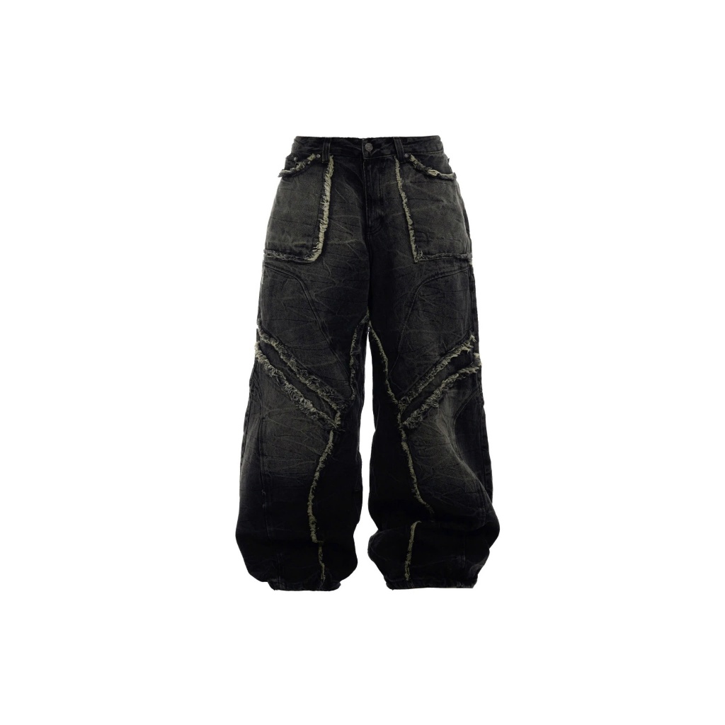 Ảnh HADES Tectonic Rift Jeans - HADES Brand Chính Hãng Quần jeans unisex 1