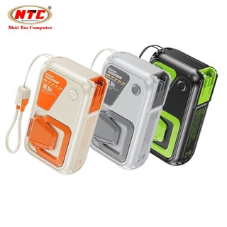 [Có 3C] Sạc Dự Phòng không dây 15W Wekome WP-95 20000mAh TypeC & LN out 20W - chân cắm 220V
