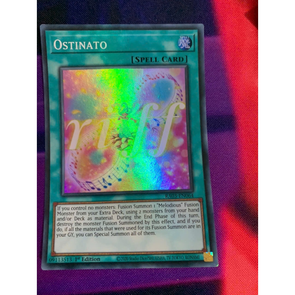 Yugioh! Ostinato Ra03-en064 Platinum Inglés