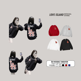 ÁO HOODIE/SWEATER CHO NAM NỮ FORM UNISEX MẪU IN LA, CHẤT NỈ DÀY DẶN | LOCAL BRAND L66