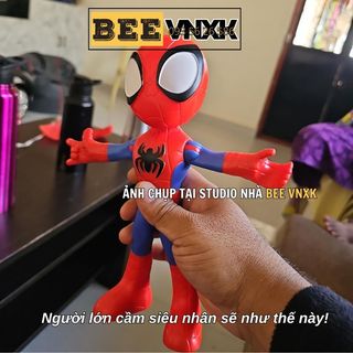 Mô hình siêu nhân Người nhện Spidey, Người sắt Iron Man cao 23cm xuất dư - BEE VNXK