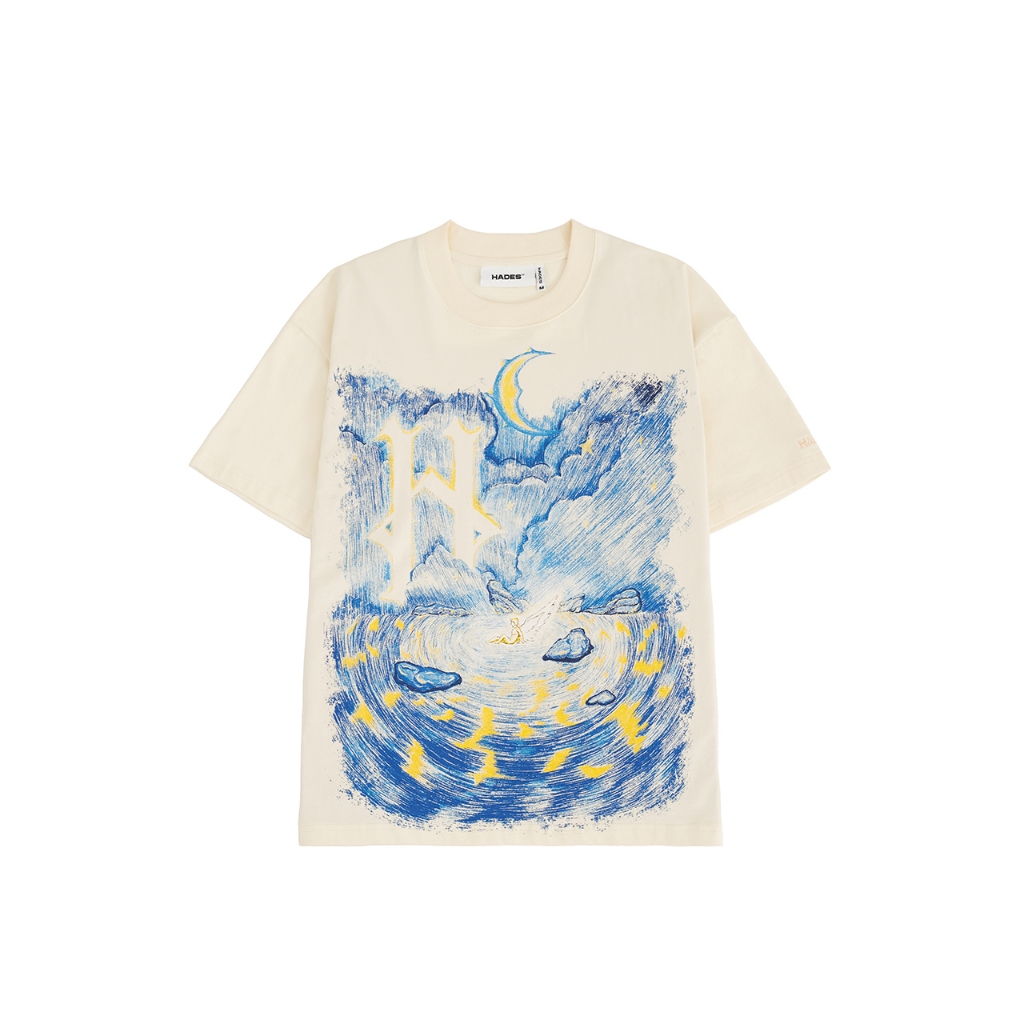 Ảnh HADES Angel Falling Tee - HADES Brand chính hãng Áo thun tay lỡ cotton unisex 1