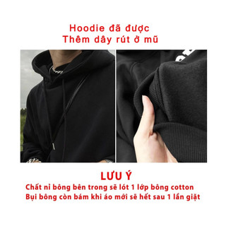 Áo Hoodie/Sweater CHAM.PION from rộng Black universe chất liệu nỉ bông cao cấp L66