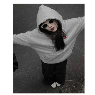 Áo Hoodie/Sweater CHAM.PION from rộng Black universe chất liệu nỉ bông cao cấp L66