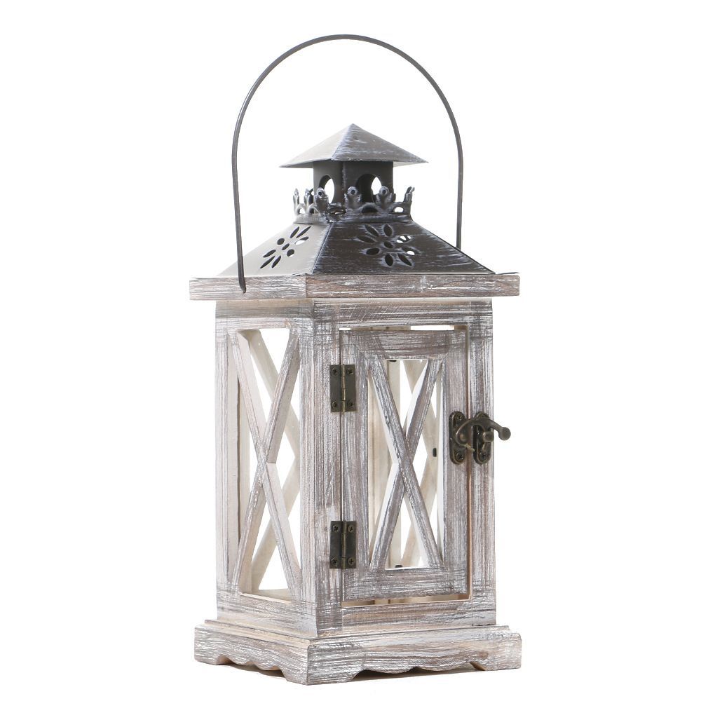 Ảnh Đèn Lồng Màu Gỗ Mục 29X15Xh15Cm | Index Living Mall | Nhập Khẩu Thái Lan 1