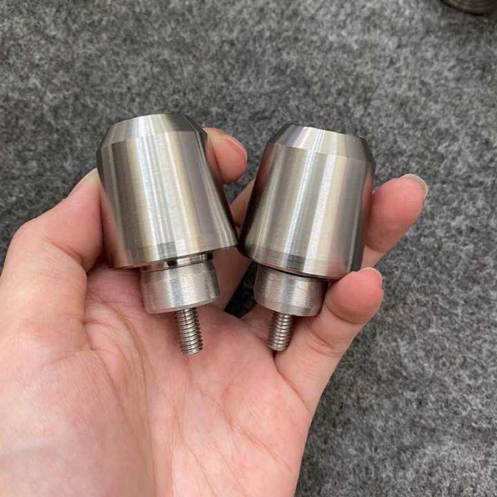 Gù inox chống rung tay lái kèm ốc inox lõi gù đầm tay lái nặng 400g ...