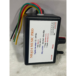 Nhại 6 music pro, nhại kèn hơi xe ô tô 12v/ 24v