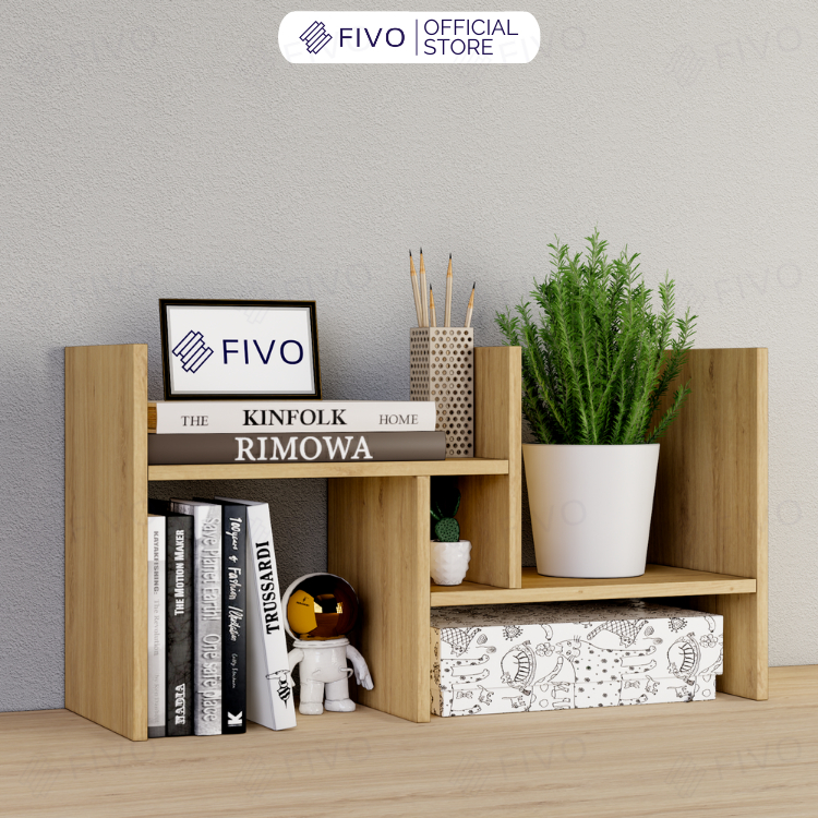 Review Kệ Sách Gỗ Mini Để Bàn FB24 FIVO: 8 Kiểu Dáng, Lắp Ráp Đơn Giản, Tối Ưu Không Gian
