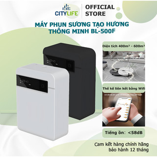 Máy xông tinh dầu BL-500F, điều khiển qua APP, Bảo vệ ngắt điện khi thiếu nước，Diện tích khuếch tán 400m² - 600m²