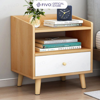Tủ Tab Đầu Giường Mini FIVO FT20 Có Hộc Tủ Rộng Rãi, Thiết Kế Chân Tiện Lợi Dễ Vệ Sinh, Dễ Dàng Lắp Ráp