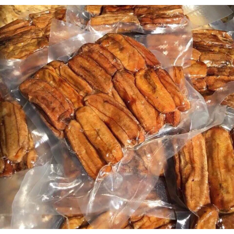 Chuối sấy dẻo ,  nguyên trái , ko đường . Trái cây sấy Minh Nhi