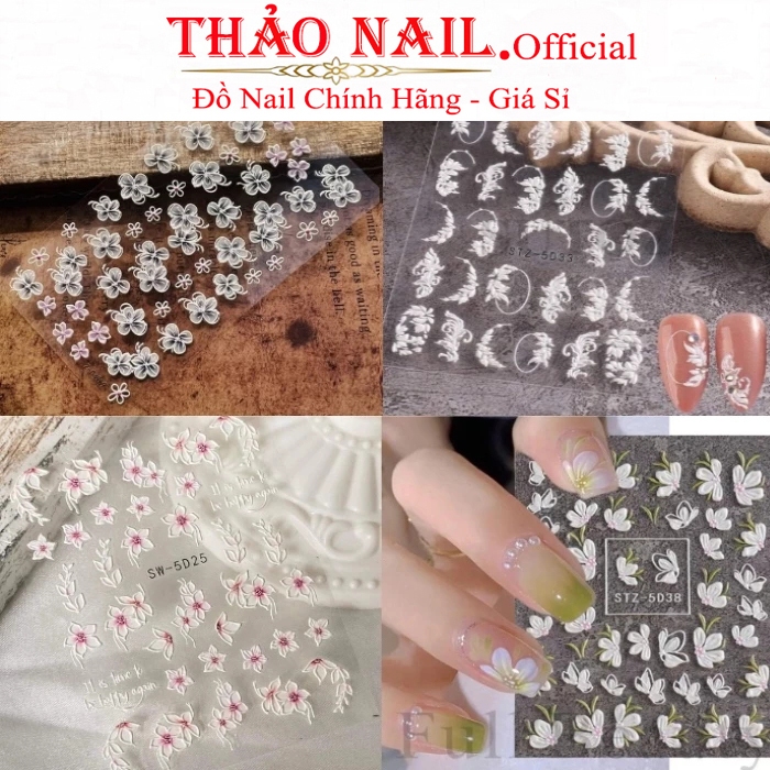 Miếng dán móng tay sticker Lụa - Tổng Hợp các mẫu xịn | Shopee Việt Nam