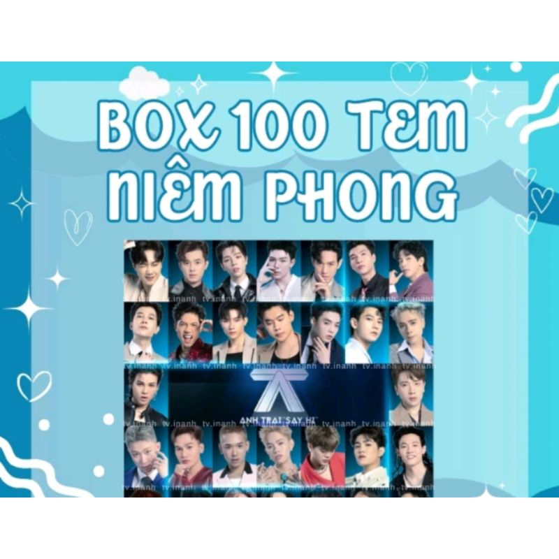 Box mix 30-50-100 sticker Anh Trai Say Hi | Shopee Việt Nam