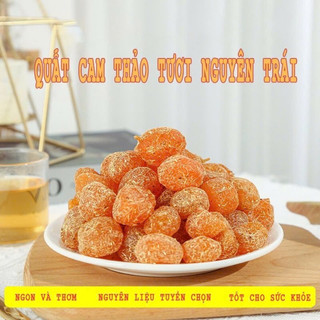 Quất Tắc Sấy CamThảo Dẻo Mềm Thơm Ngon,chua chua ngọt ngọt,vị cay nhẹ,bổsung nhiều vitamin,tốt cho sức khỏe.