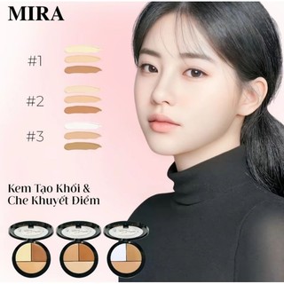 KEM CHE KHUYẾT ĐIỂM VÀ TẠO ĐIỂM NHẤN 3 MÀU MIRA 15g B788