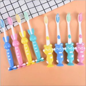 SET 4 BÀN CHẢI ĐÁNH RĂNG HÌNH THÚ ĐÁNG YÊU CHO BÉ