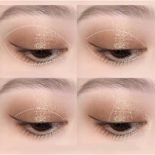 Bảng Phấn Mắt Nhũ Kim Tuyến Siêu Lì 7 Ô MEIBAOGE Nhũ Kim Tuyến Hiệu Ứng Đẹp Lung Linh,Kháng Nước,Lâu Trôi