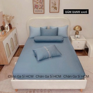 🪙LỤA LYOCELL 100S🪙 Bộ Ga Gối Lyocell 100s Nhập Khẩu, Vải Lụa Tự Nhiên Mềm Mịn, Thoáng Mát_Cao Cấp