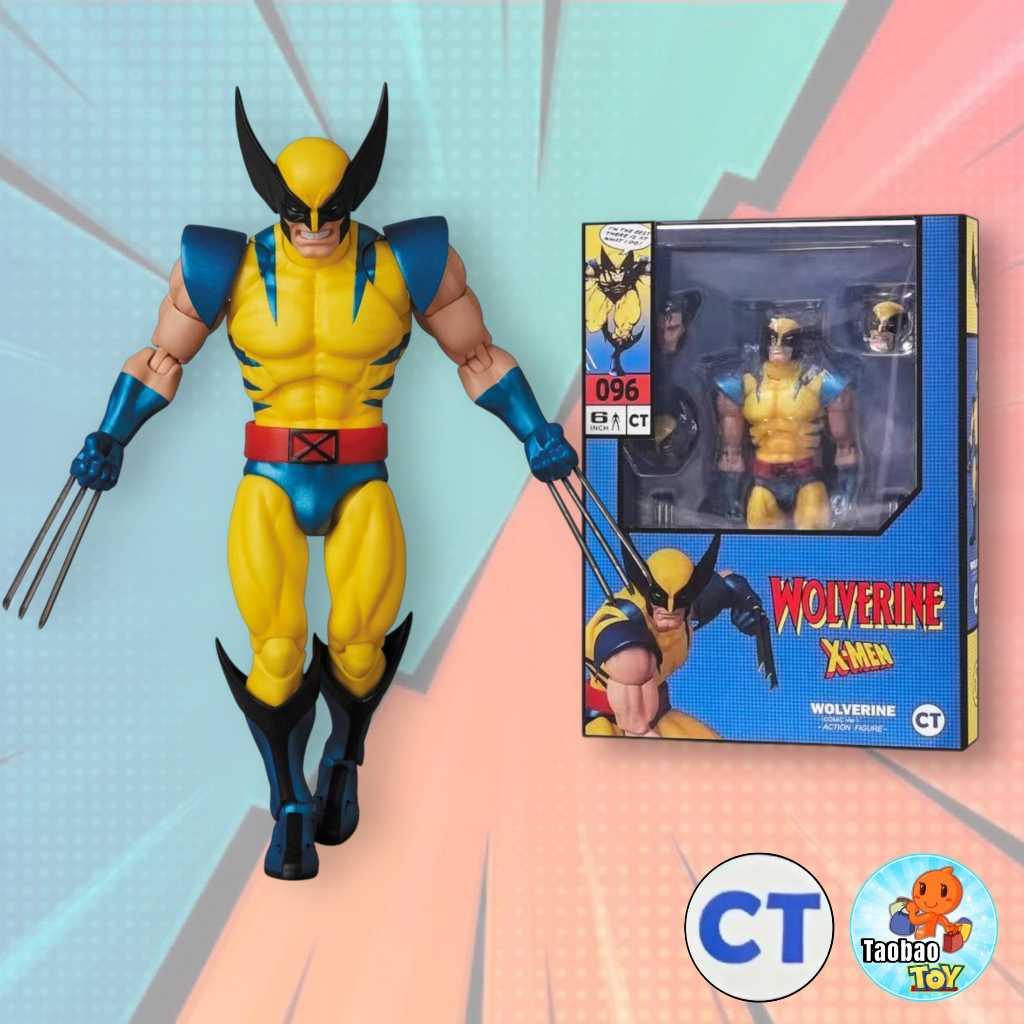 (Có sẵn- Hoả tốc) Mô Hình CT Wolverine No.096 Người Sói MAF096 Mafex ...