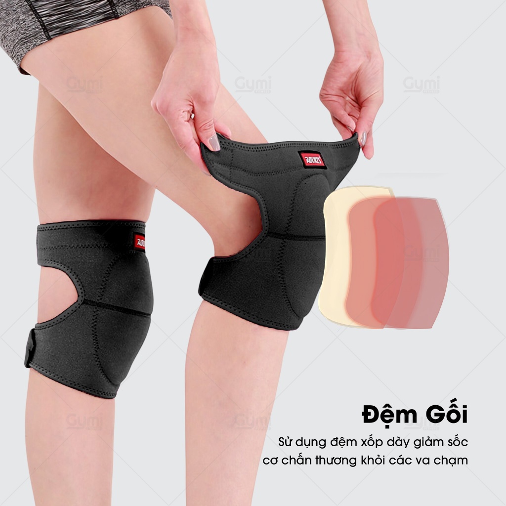 [1 Đôi] Bó Gối Aolikes A-0216 - Đai Dán Bảo Vệ Đầu Gối Chạy Bộ, Thể Thao - AL0216