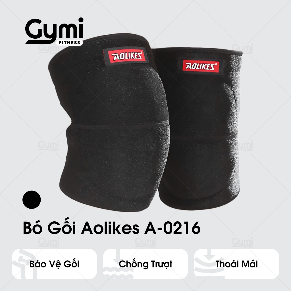 [1 Đôi] Bó Gối Aolikes A-0216 - Đai Dán Bảo Vệ Đầu Gối Chạy Bộ, Thể Thao - AL0216