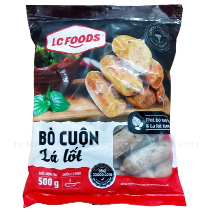 Bò cuộn lá lốt La Cusina gói 500g (giao hỏa tốc tphcm)