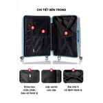 [💥ĐỘC QUYỀN] Vali Kéo MIAvn Larita JUDEN - Size 20/24/28, Nhựa PP Siêu Bền, Hạn Chế Va Đập, Khoá TSA, Bảo Hành Trọn Đời — ảnh 5