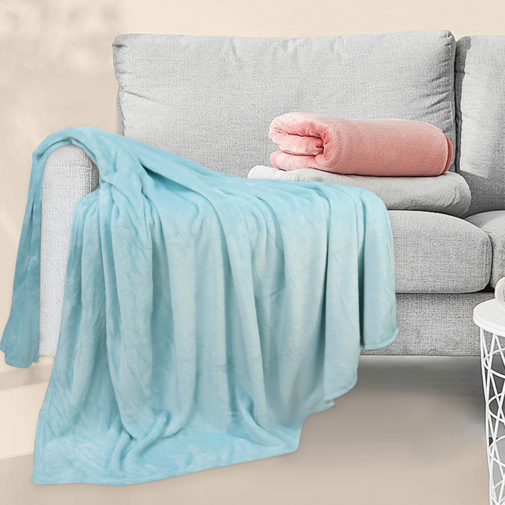 Ảnh Chăn Mền tuyết NIN siêu mềm mịn 130x200cm nhiều màu sắc, chăn sofa, chăn đắp văn phòng 3