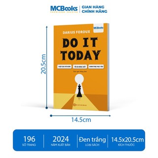 Sách - Do It Today - Vượt qua sự trì hoãn - Unibooks