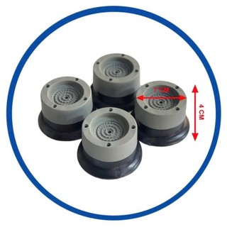 Bộ 4 Chân Chống Rung Máy Giặt, Tủ Lạnh - Đế Cao Su Chống Trượt, Tăng Giảm Chiều Cao Siêu Tiện Lợi