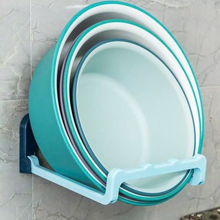Giá Treo Thau Chậu Nhà Tắm Gắn Tường Đa Năng, Chịu Tải 5KG, Giá Để Đồ Tiện Lợi Có Thể Gấp Gọn