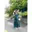 Set Đồ bộ trung niên cho mẹ,chất lua nhập cao cấp áo có cổ, quần ống rộng, quần giả váy ( MS29 )