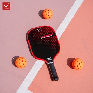 Vợt PIckleball Wika Windy,trọng lượng siêu nhẹ,Chất liệu 100% Fiber Glass, bản 14mm
