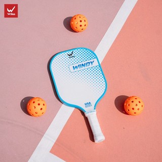 Vợt PIckleball Wika Windy,trọng lượng siêu nhẹ,Chất liệu 100% Fiber Glass, bản 14mm
