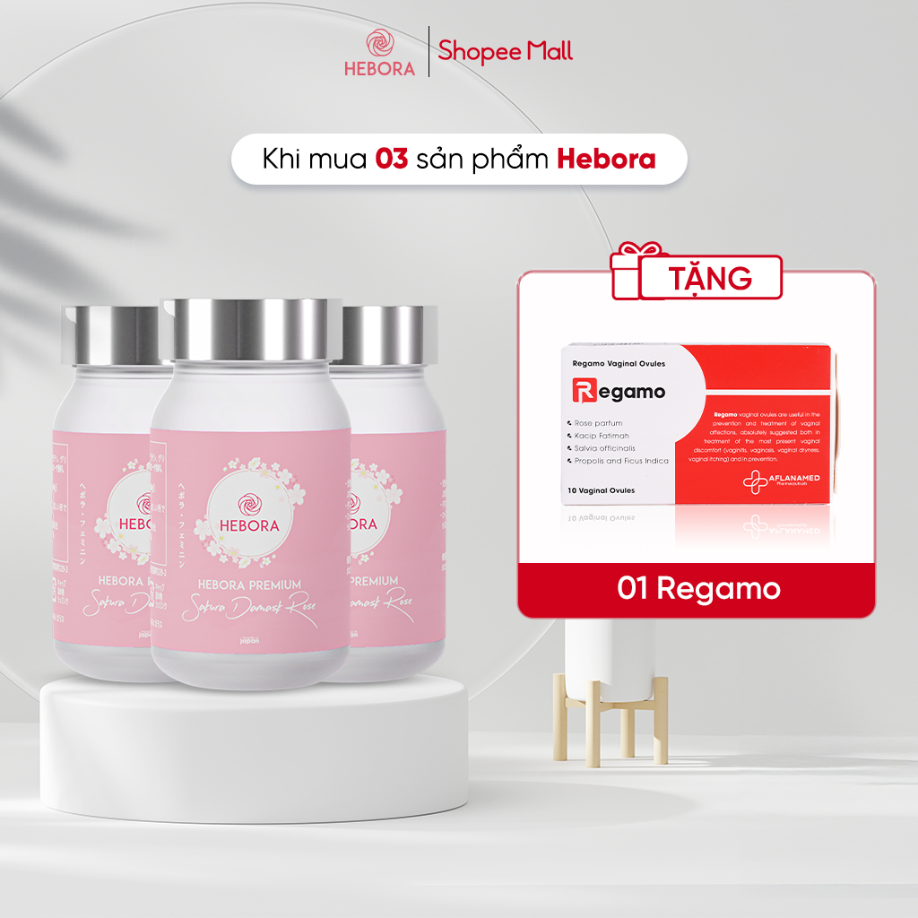 Ảnh COMBO 3 hộp viên uống tỏa hương Hebora Premium Sakura Damask Rose 1