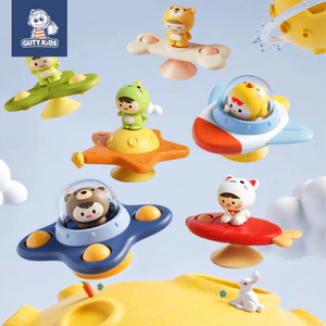 Set 3 Con Quay Spinner GutyKids Chong Chóng Dính Tường, Âm Thanh Vui Nhộn Cho Bé