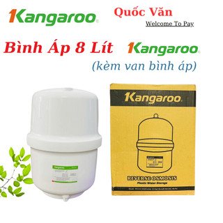 Bình Áp Nhựa 8 Lít Kangaroo - Kèm van bình áp - Dành cho máy nóng lạnh KG10A4, KG10A17, KG100HK, 10A7S, 10A6S