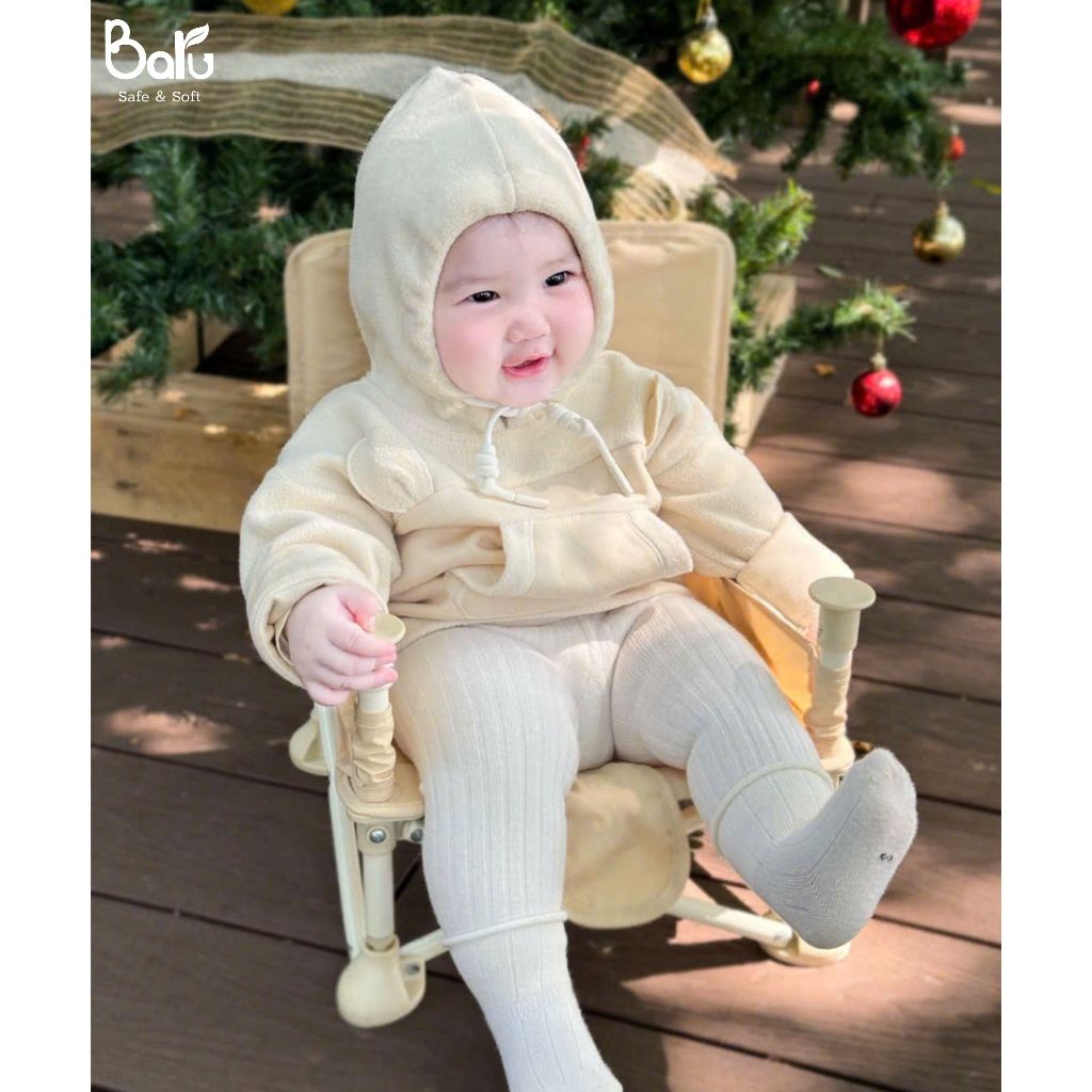 Áo hoodie tay jaclang nỉ lông